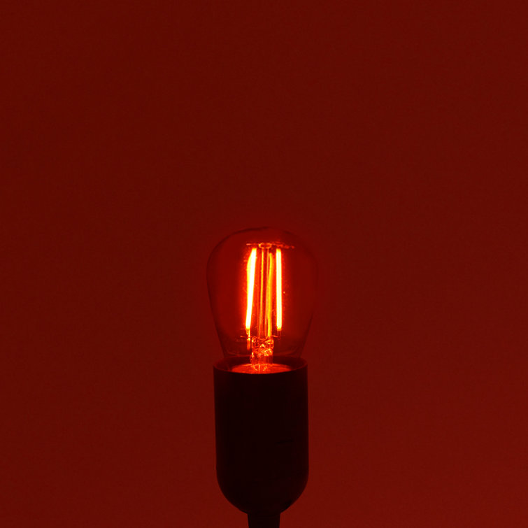 Luxrite 0.5 Watt S14 LED Colored String Light Bulb E26 Medium Standard Base Wayfair